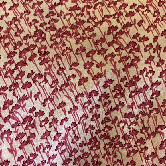 Pretty Sweetheart Floral Print Pastel Pink Midi Chiffon Tank Prairie Dress - Picture 3 of 3